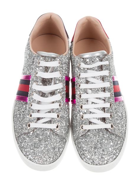 gucci glitter web sneaker|gucci glitter sneakers cheap.